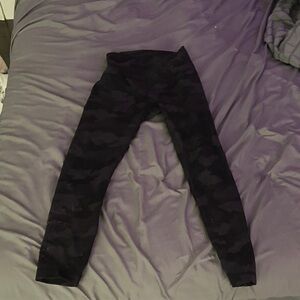 lululemon athletica Black Camouflage High-Waist Leggings